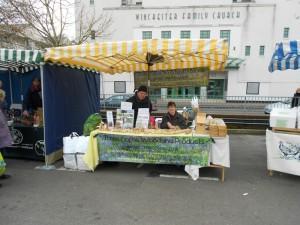 OUr market stall at Winchester farmers market