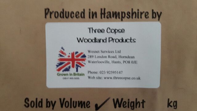our threecopse label including our grown in britian logo