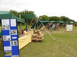 some of the hampshire coppice groups stands at the 2012 southdowns wood fair
