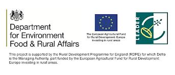 defra, EU and feildfair Leader Logo