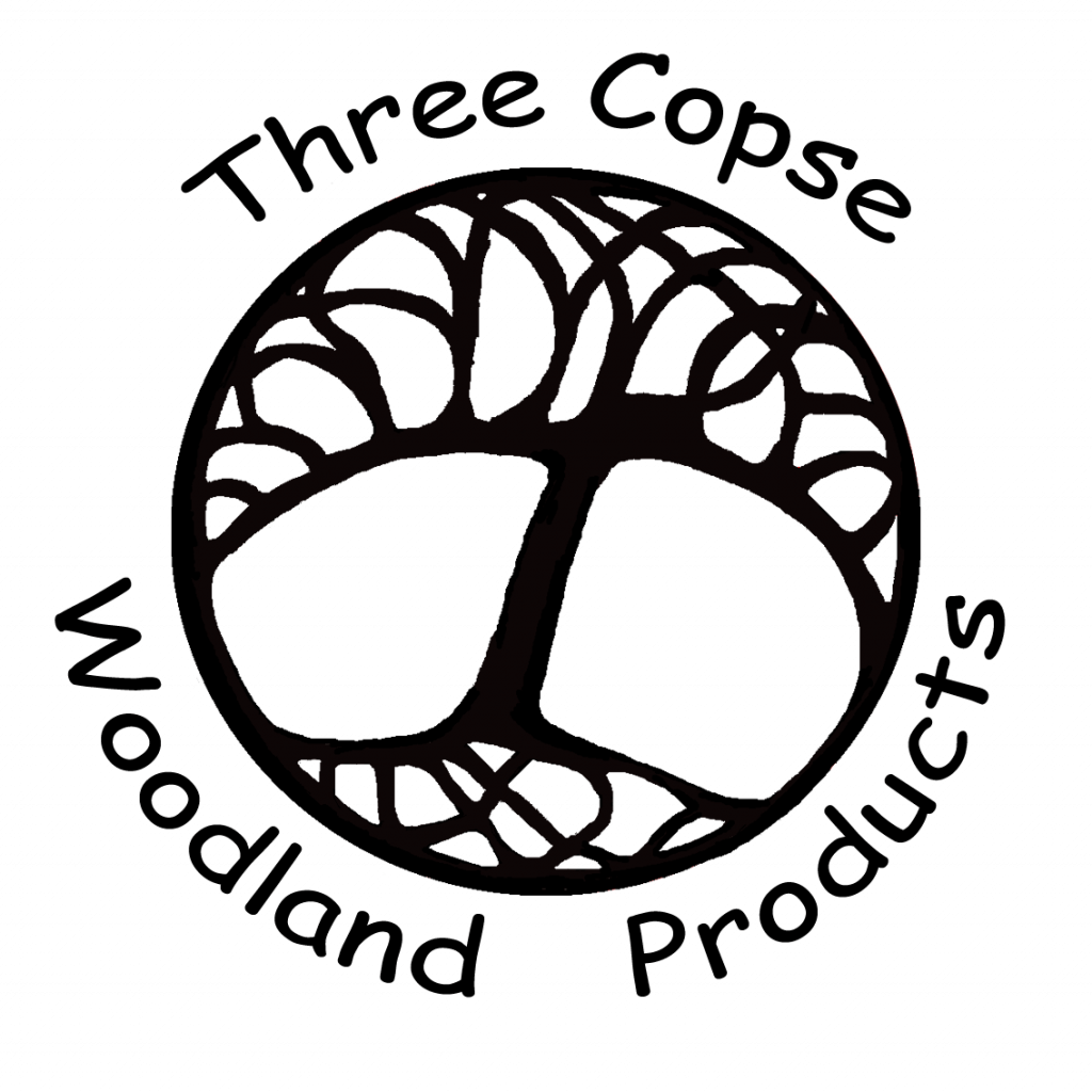 Three Copse gets branded - Three Copse Woodland Products Logo with our own tree of life