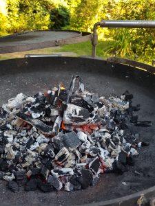 Why buy British charcoal - charcoal burning in a bbq