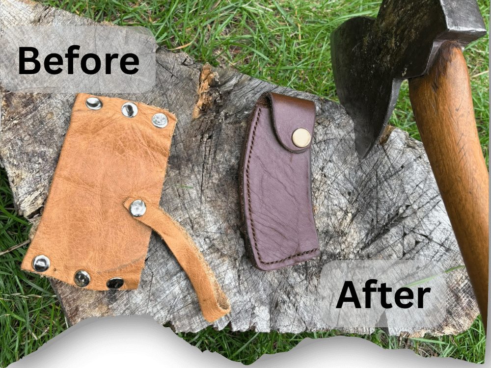 When the weather gives you lemons, make sheaths - befor and after sheaths
